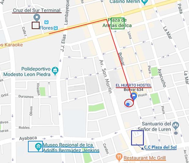 El Huerto Hostel 이카 외부 사진